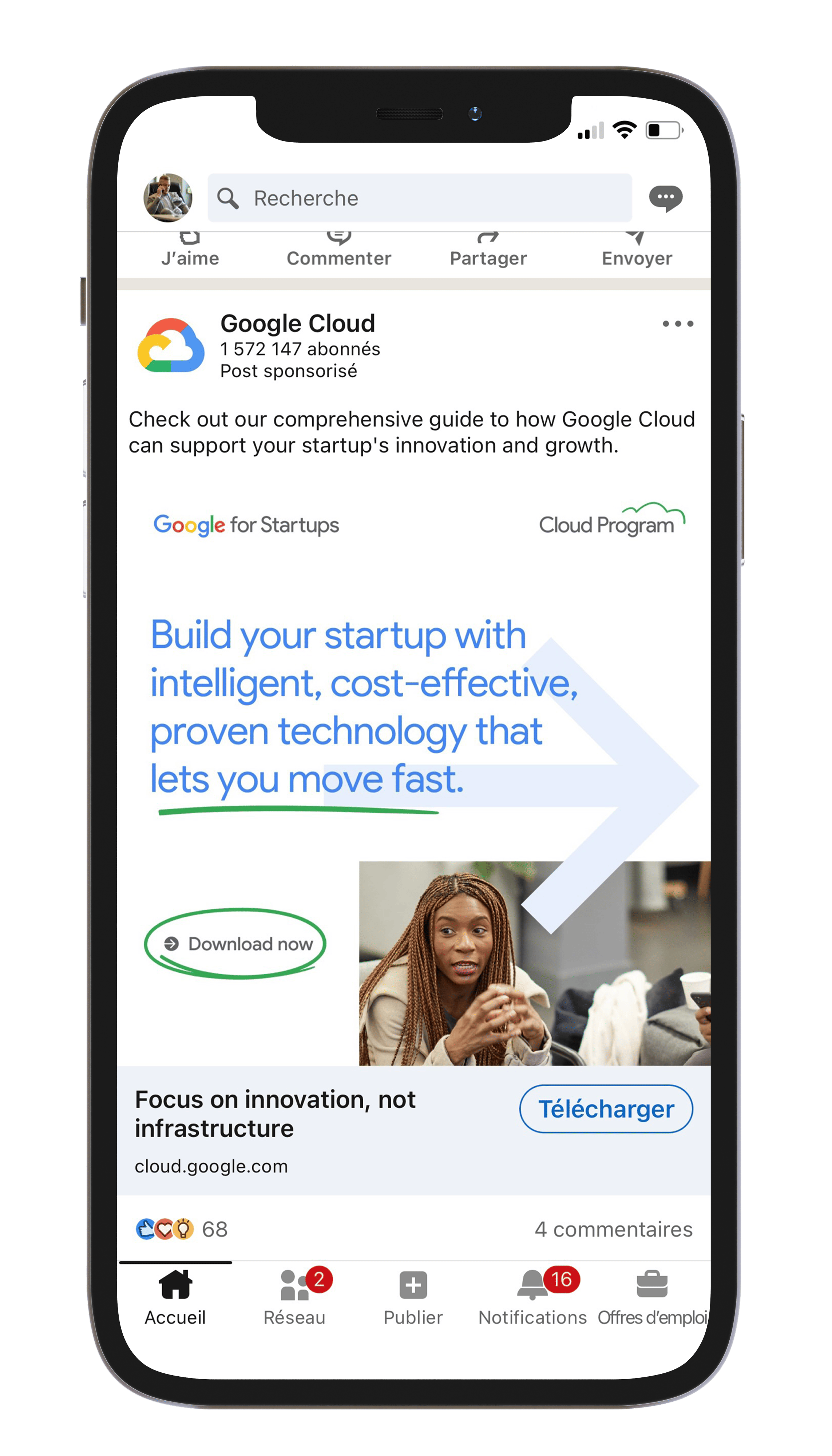 Campagnes LinkedIn Ads - PCM Agency