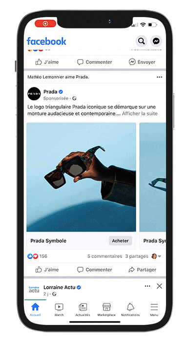 Création publicité Facebook - PCM Agency
