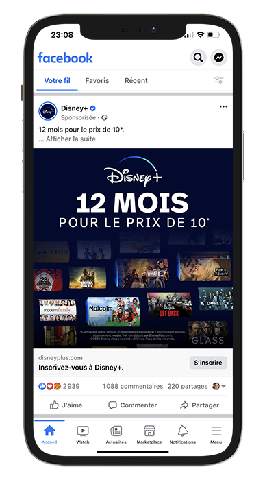 Création publicité Facebook - PCM Agency