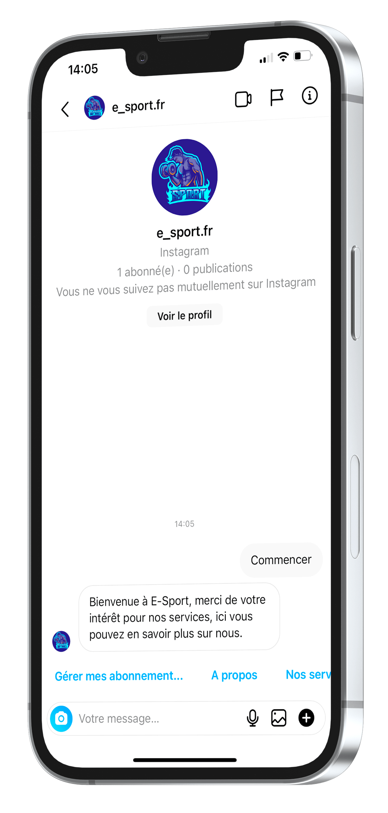 Création de Bot Instagram - PCM Agency